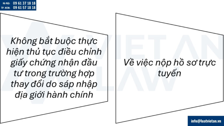 Lưu ý đối với thủ tục điều chỉnh giấy chứng nhận đầu tư tại Phường Sài Gòn