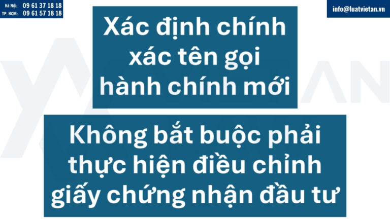 Lưu ý khi nộp hồ sơ điều chỉnh Giấy chứng nhận đầu tư tại Phường Xuân Hòa