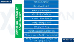 Mẫu giấy đề nghị thành lập công ty