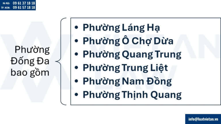 Phường Đống Đa sau sáp nhập