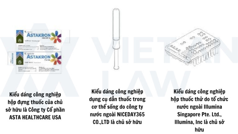 kiểu dáng công nghiệp ngành dược phẩm đã đăng ký tại Việt Nam