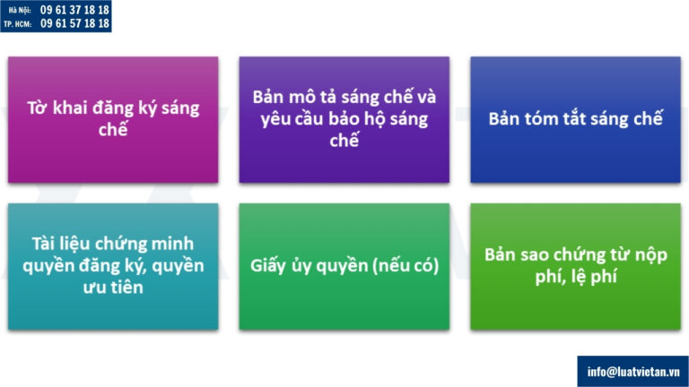 Hồ sơ đăng ký sáng chế cho sản phẩm dụng cụ