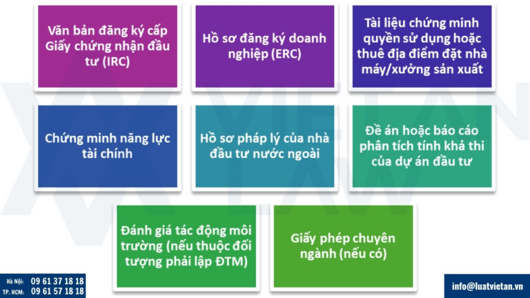 Hồ sơ thành lập công ty sản xuất vốn Hàn Quốc