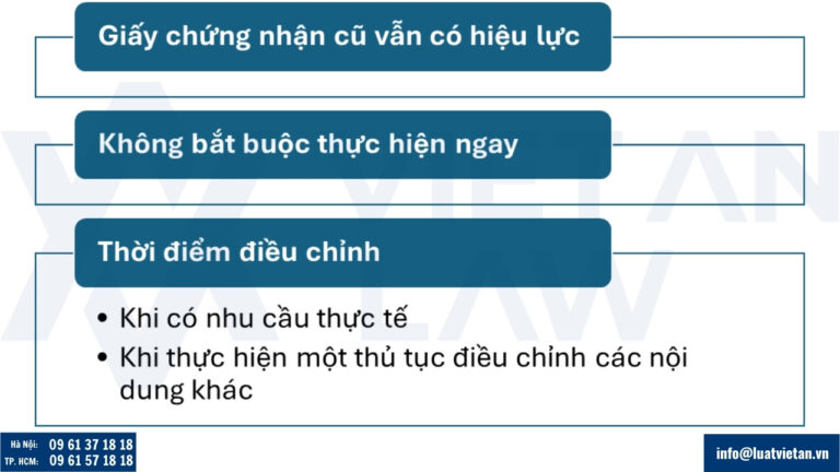 điều chỉnh giấy chứng nhận đầu tư tại Phường Chợ Quán