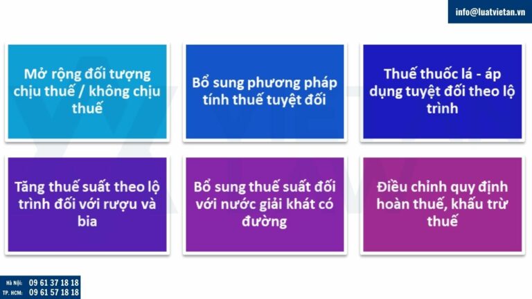 điểm mới của Luật Thuế tiêu thụ đặc biệt