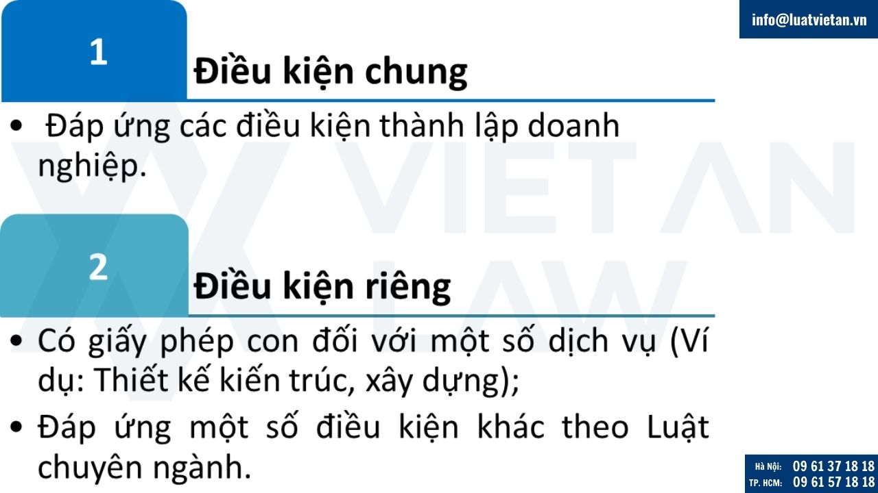 Điều kiện thành lập công ty cảnh quan