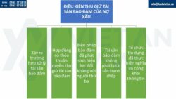 Tài sản bảo đảm của nợ xấu bị thu giữ phải đáp ứng điều kiện nào?