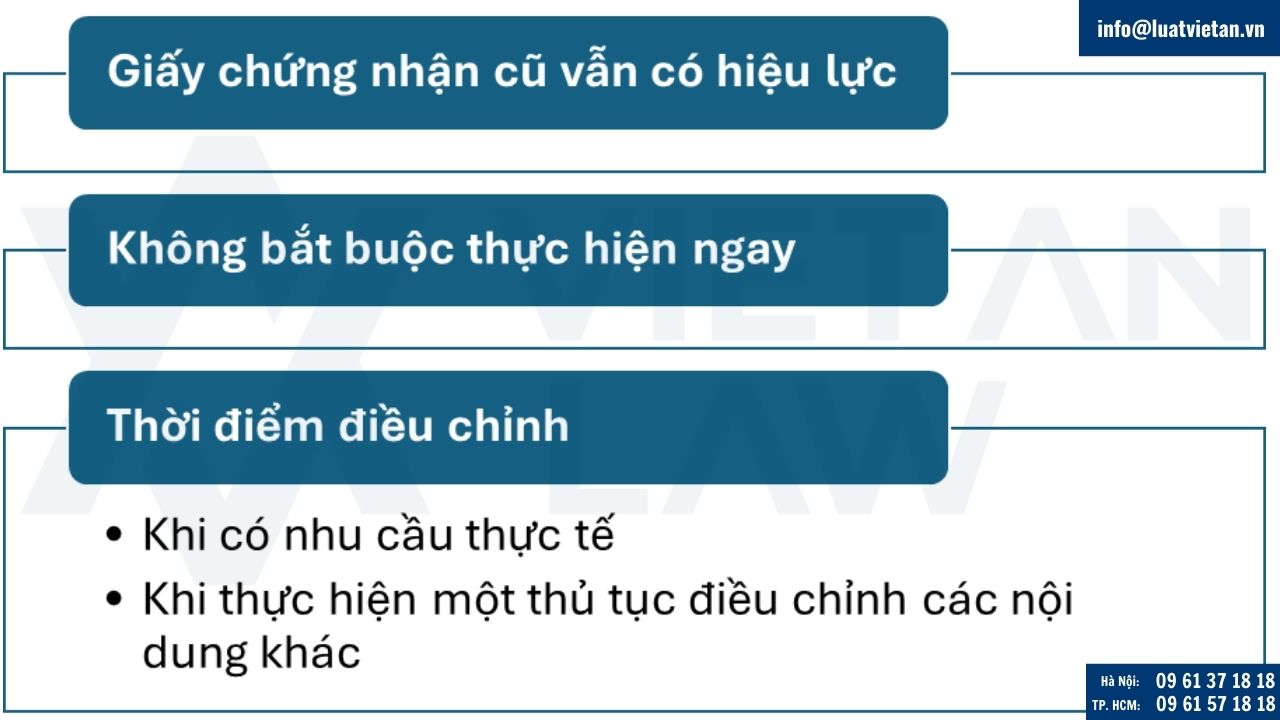 Lưu ý thủ tục điều chỉnh giấy chứng nhận đầu tư tại Phường Thới An