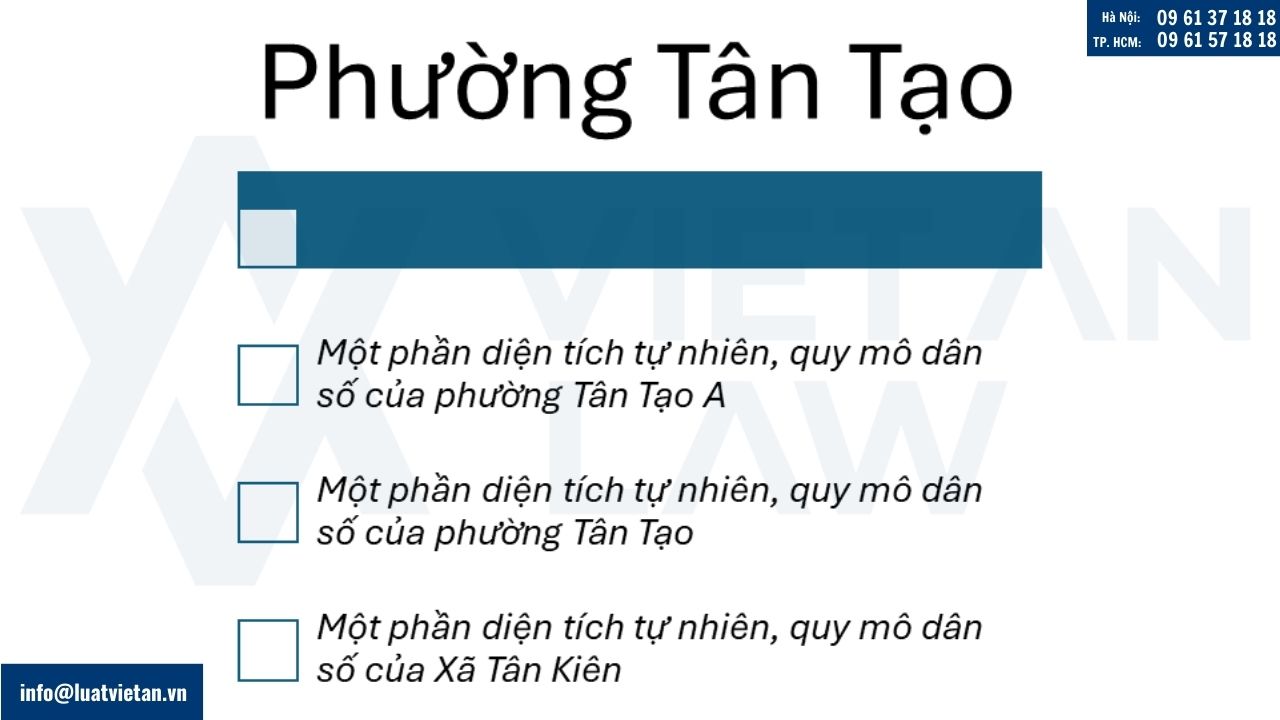 Phường Tân Tạo, Tp. Hồ Chí Minh