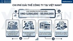 Chi phí giải thể công ty tại Việt Nam
