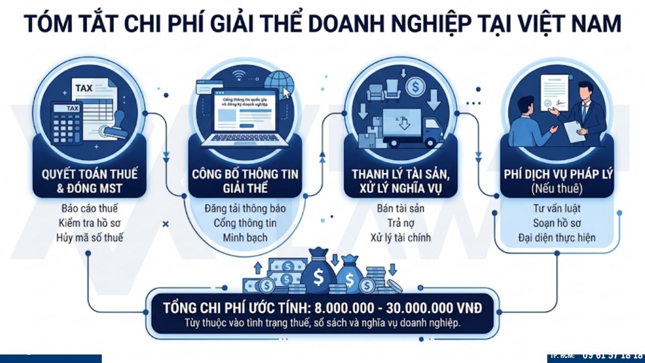 Chi phí giải thể doanh nghiệp
