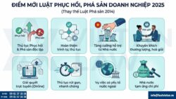 Điểm mới Luật Phục hồi, phá sản 2025 thay thế Luật Phá sản 2014