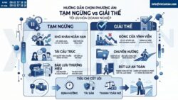 Tạm ngừng kinh doanh hay giải thể công ty