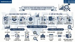 Dịch vụ thay đổi nội dung đăng ký kinh doanh Xã Dương Hòa, HN