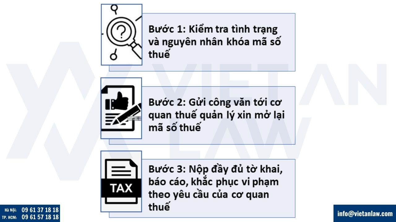 thủ tục khôi phục mã số thuế trước khi giải thể