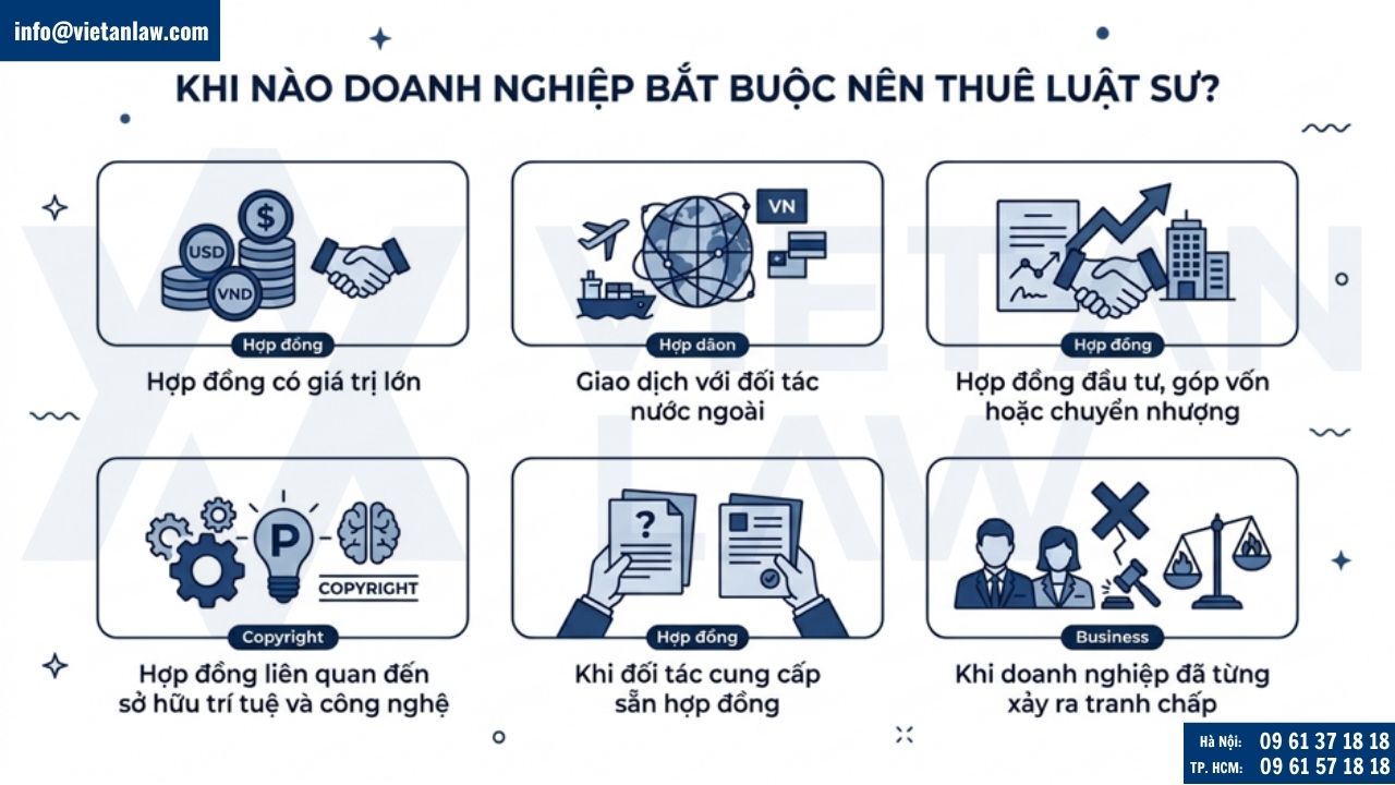 Khi nào doanh nghiệp bắt buộc nên thuê luật sư soạn thảo hợp đồng