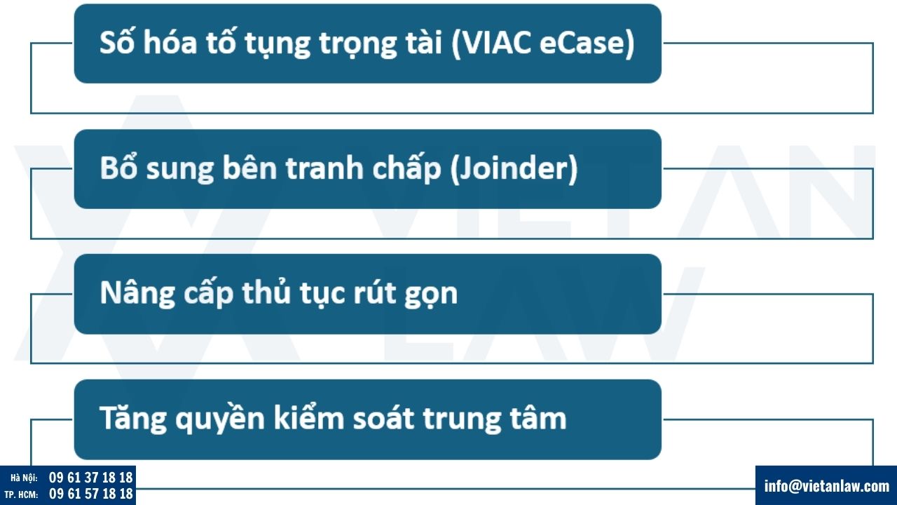 các điểm mới Quy tắc VIAC